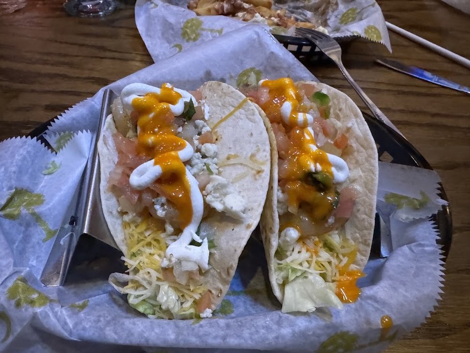 Buffalo Shrimp Tacos