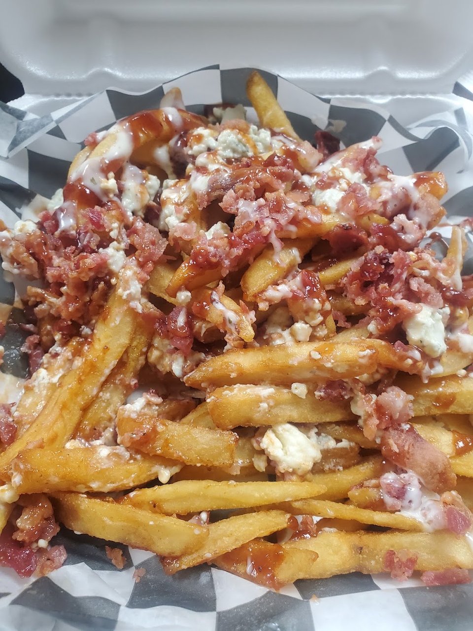 Bacon Blue Fries